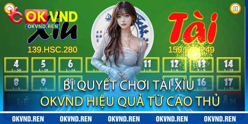 Bí Quyết Chơi Tài Xỉu OKVND Hiệu Quả Từ Cao Thủ